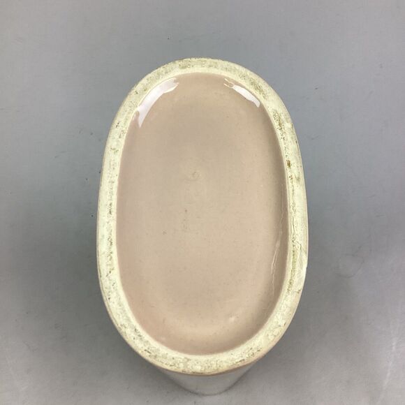 Large Oval Cream Colored Vase - 12”H - Picture 8 of 8